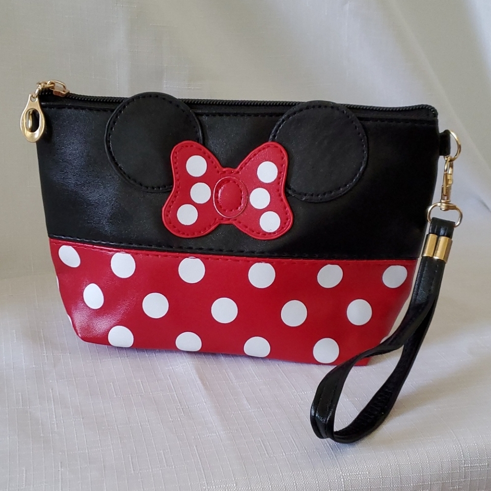 Minnie mouse cosmetic bag